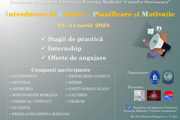 Workshop : Introducere în carieră – Planificare și Motivație (23-24 martie 2023)