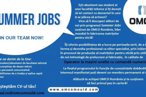 Programul SUMMER JOBS susținut de OMCO România